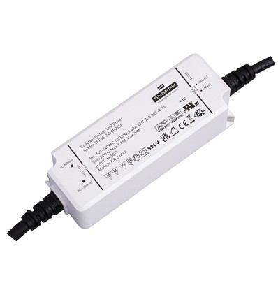 Vattentät 35W strömförsörjning - Snappy, 12V DC, 2,91A, IP67 vattentät
