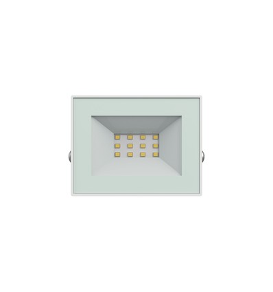 Noctis Lux 4 strålkastare 10W - kallt vitt, 230V, IP65, 94x78x24mm, vit