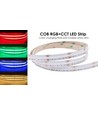 10m RGB+CCT COB-LED strip - 21W/m, IP20, 840 LED pr. meter, 24V, COB LED