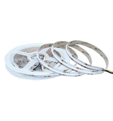 10m RGB+CCT COB-LED strip - 21W/m, IP20, 840 LED pr. meter, 24V, COB LED