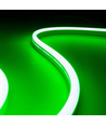 8W per meter Grön 8x16 CLIP-ON Neon Flex LED - 24V DC, IP67