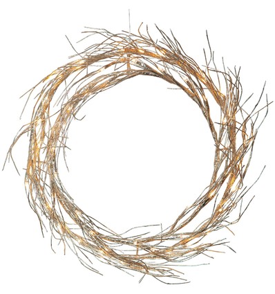 Outlet: EGLO FIZZY DEKORATIONSRING Ø450 MED LED LYS - CHAMPAGNE