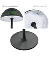 Uppladdningsbar LED bordslampa Inomhus/utomhus - Svart, touch dimbar, 3i1, IP54 utomhus bordslampa