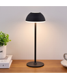 Uppladdningsbar LED bordslampa Inomhus/utomhus - Svart, touch dimbar, 3i1, IP54 utomhus bordslampa