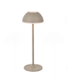 Uppladdningsbar LED bordslampa Inomhus/utomhus - Beige, touch dimbar, 3i1, IP54 utomhus bordslampa