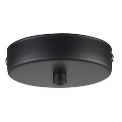 Lampupphäng och lamprosett Halo Design - Ø10 Rosett för 1 lampa - svart