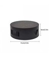 Solcellsensor vägglampa - Svart, rund, justerbar spridning skymningssensor, IP65