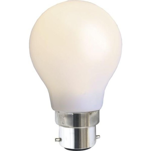 Outlet: Vit/Opal B22 LED-lampa 1W, Ø55, 230V - 360°