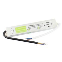 Enkeltfärgad LED strip 12V IP68 (Vattentät) 30W strömförsörjning - 12V DC, 2,4A, IP67 vattentät