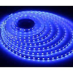 Specifik våglängd LED Blå 450 nm 14,4W/m 24V LED strip - 5m, IP20, 60 LED per. meter
