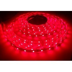 Specifik våglängd LED Röd 660 nm 14,4W/m 24V LED strip - 5m, IP20, 60 LED per. meter