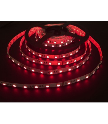 Infraröd 850 nm 10W/m 24V LED strip - 5m, IP20, 120 LED per. meter