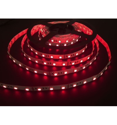 Infraröd 850 nm 10W/m 24V LED strip - 5m, IP20, 120 LED per. meter