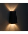 Solcellssensor vägglampa - Svart, upp/ner, skymningssensor, IP54
