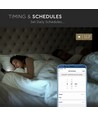 36W Taklampa - Kompatibel med Amazon Alexa, Google Home, RGB+WW+CW, Stjärnöverdrag