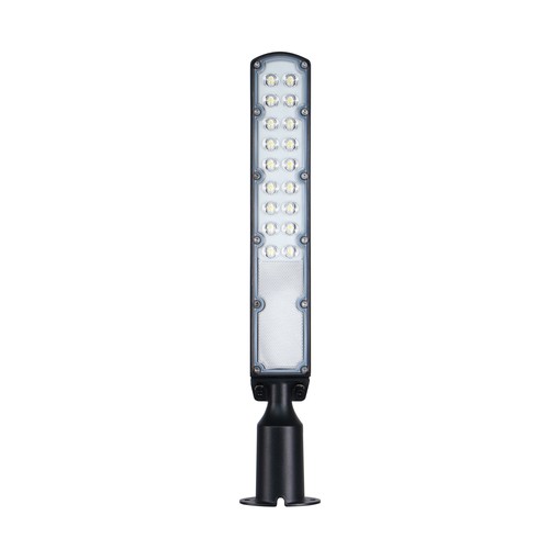 Streetos Slim 30W - Neutral vit, 230V, 140/85°, IP65, 423x109x76mm, svart, Spectrum.