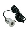 Bastu downlight - 24V DC, RA93, 1,1W, 3m kabel, Hål: Ø3 cm, Mått: Ø3,5 cm