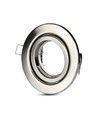 GU10 lampa - rund, satin nickel