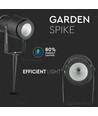 12W LED trädgårdslampa - grön, svart hus