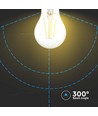 A60 glödlampa klar hölje 3000K E27