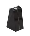 Solcellssensor vägglampa - Svart, upp/ner, skymningssensor, IP54