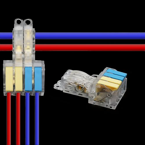 1 st. skruvlös T-skarvklämma - 250V, 2 till 4, 32A