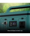 Powerstation 500W - 568Wh, med eluttag, 1x 230V AC output