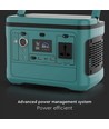 Powerstation 500W - 568Wh, med eluttag, 1x 230V AC output