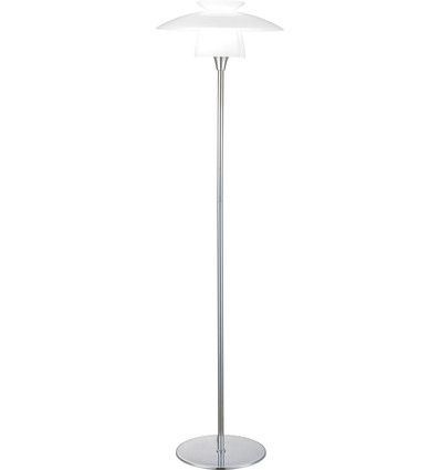 Halo Design - Scandinavia golvlampa Ø40, opal/krom