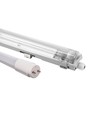 Limea T8 LED dubbelarmatur - Inkl. 1x9W 60cm LED-rör, IP65 vattentät
