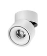 Dimbar LED takspot RA98 - 10W, vit, justerbar, för utanpåliggande montage