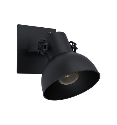 Outlet: EGLO Barnstaple Væglampe Til E27 i Sort