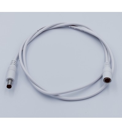 DC-Förlängningskabel - 10 m, 5V-24V, vit