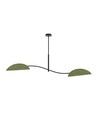 Lotus 2 Svart/Grön taklampa - E14, 230V, utan ljuskälla