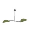 Lotus 2 Svart/Grön taklampa - E14, 230V, utan ljuskälla