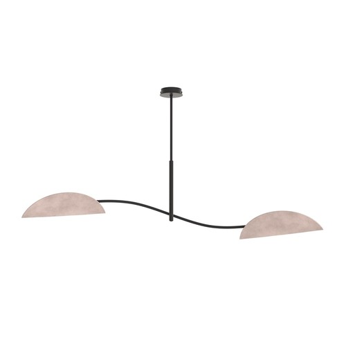 Lotus 2 Svart/Grå taklampa - E14, 230V, utan ljuskälla