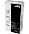 Outlet: 4 meter utomhus LED juleljusslinga - Batteri, IP44, timer, 48 LED, multicolor