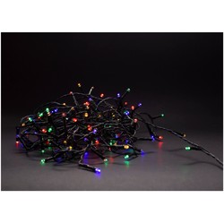 Juleljus 5 meter utomhus LED juleljusslinga - Batteri, IP44, timer, 50 LED, multicolor