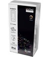 Outlet: 5 meter utomhus LED juleljusslinga - Batteri, IP44, timer, 50 LED, multicolor
