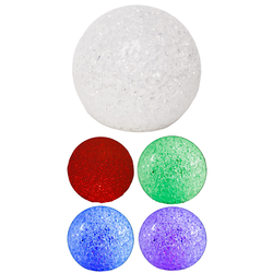 Outlet: Multicolor LED ball - Ø10 cm, IP20, batteri