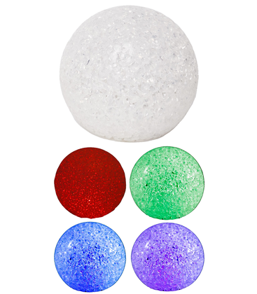 Lagertömning: Multicolor LED ball - Ø10 cm, IP20, batteri