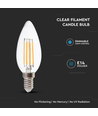 E14 4W LED-kronljus - Filament, varmvit