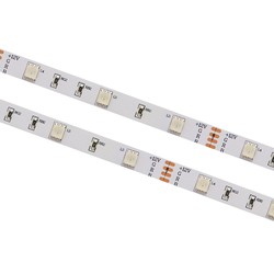 LED strip 7.2W/m RGB LED strip - 10m, IP68, 30 LED pr. meter 24v, 12mm bred