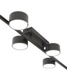 Satsa 6 Svart taklampa - Ø8 cm, GX53, 230V, utan ljuskälla