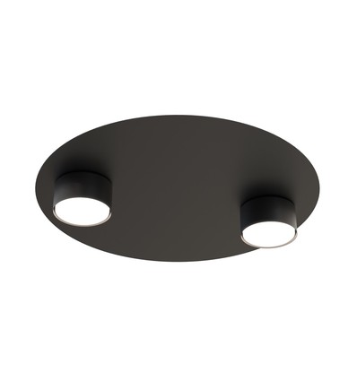 Bolx 2 Svart taklampa - GX53, 230V, utan ljuskälla