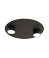 Bolx 2 Svart taklampa - GX53, 230V, utan ljuskälla