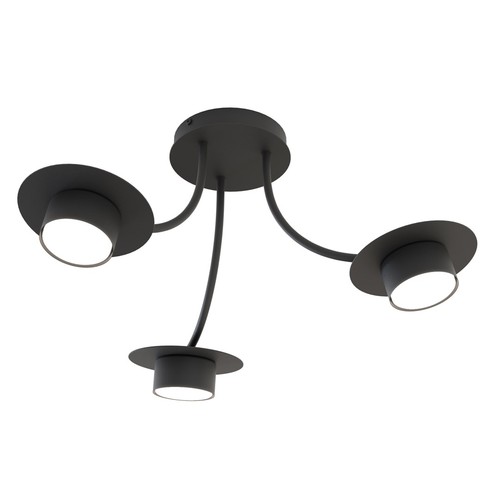 Enso 3 Svart taklampa - GX53, 230V, utan ljuskälla