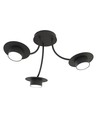 Enso 3 Svart taklampa - GX53, 230V, utan ljuskälla