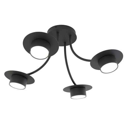 Enso 4 Svart taklampa - GX53, 230V, utan ljuskälla