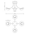 Enso 4 Svart taklampa - GX53, 230V, utan ljuskälla
